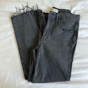 Madewell Charcoal Denim Jeans